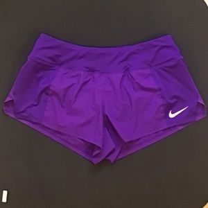 NWOT NIKE Running Shorts PURPLE